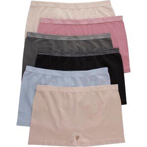 Women's Sporty Assorted Boys'hort Underwear Pack Of 6